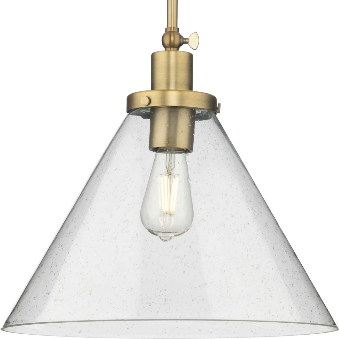 Progress Canada - P500384-163 - One Light Pendant - Hinton - Vintage Brass