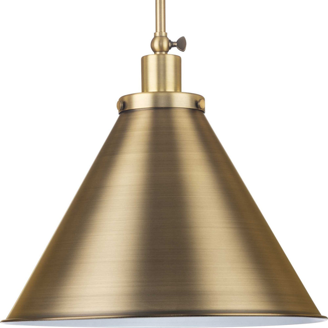 Progress Canada - P500385-163 - One Light Pendant - Hinton - Vintage Brass