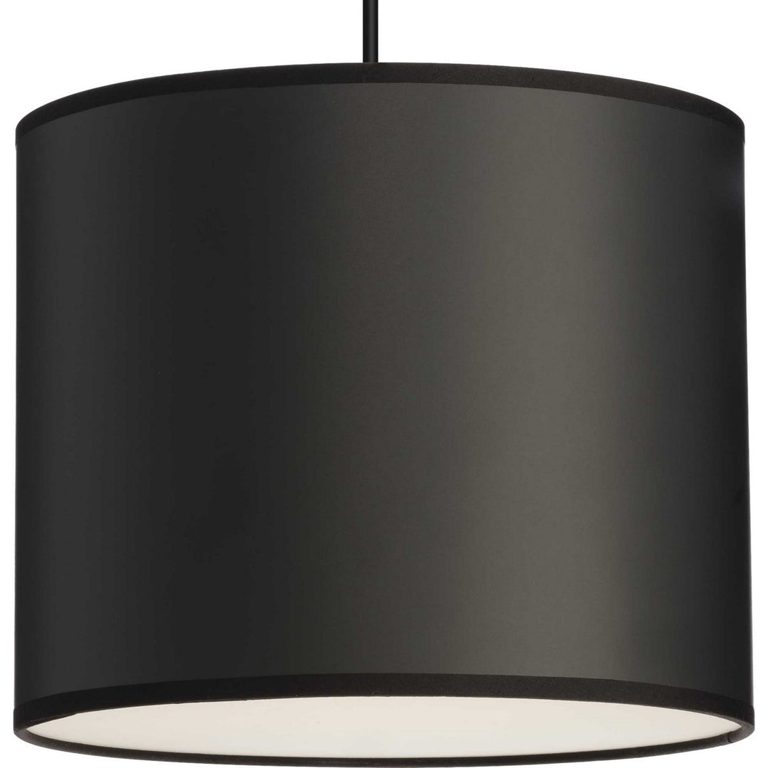 Markor One Light Pendant in Black Parchment - available from The Lighting Shoppe, trusted by Canadian homeowners