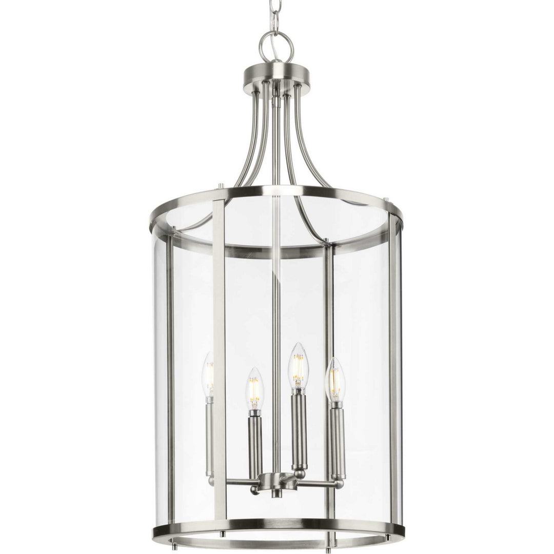 Progress Canada - P500391-009 - Four Light Hall & Foyer Light - Gilliam - Brushed Nickel