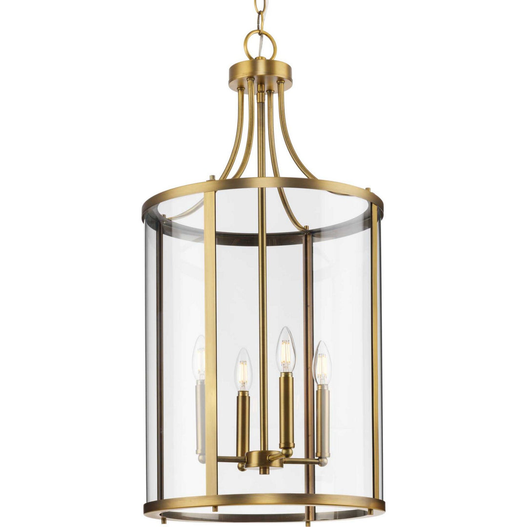Progress Canada - P500391-163 - Four Light Hall & Foyer Light - Gilliam - Vintage Brass
