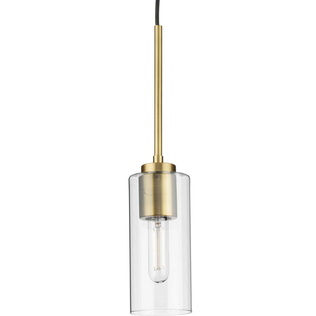 Cofield One Light Pendant in Vintage Brass - available from The Lighting Shoppe, trusted by Canadian homeowners
