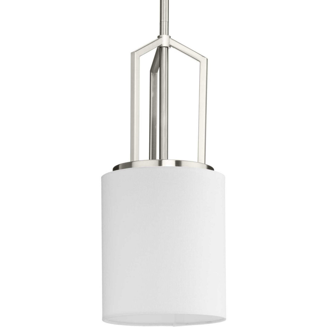 Goodwin One Light Pendant in Brushed Nickel - available from The Lighting Shoppe, trusted by Canadian homeowners