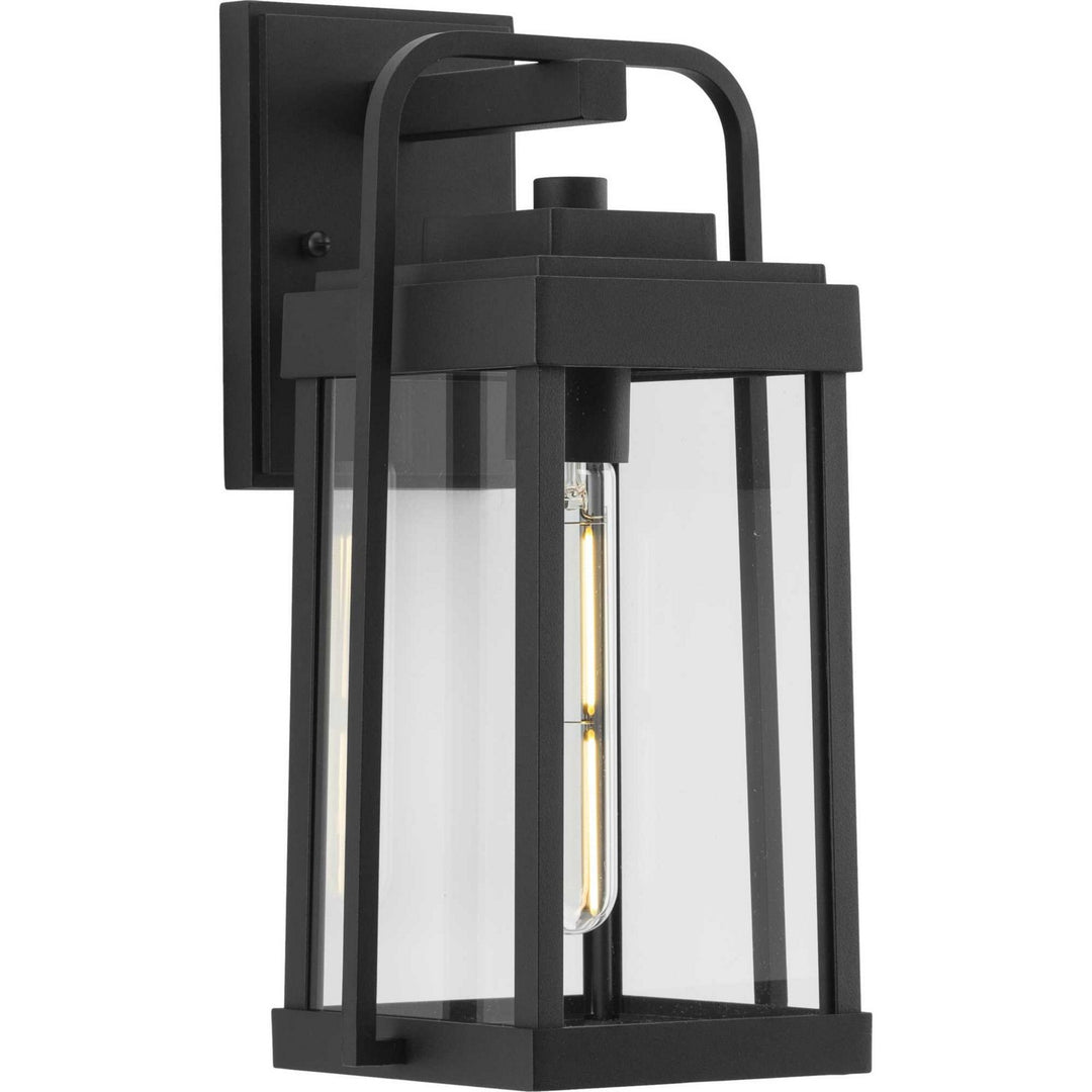 Walcott One Light Outdoor Wall Lantern in Black - available from The Lighting Shoppe, trusted by Canadian homeowners