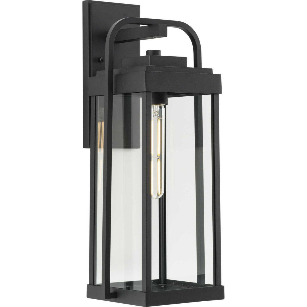 Walcott One Light Outdoor Wall Lantern in Black - available from The Lighting Shoppe, trusted by Canadian homeowners