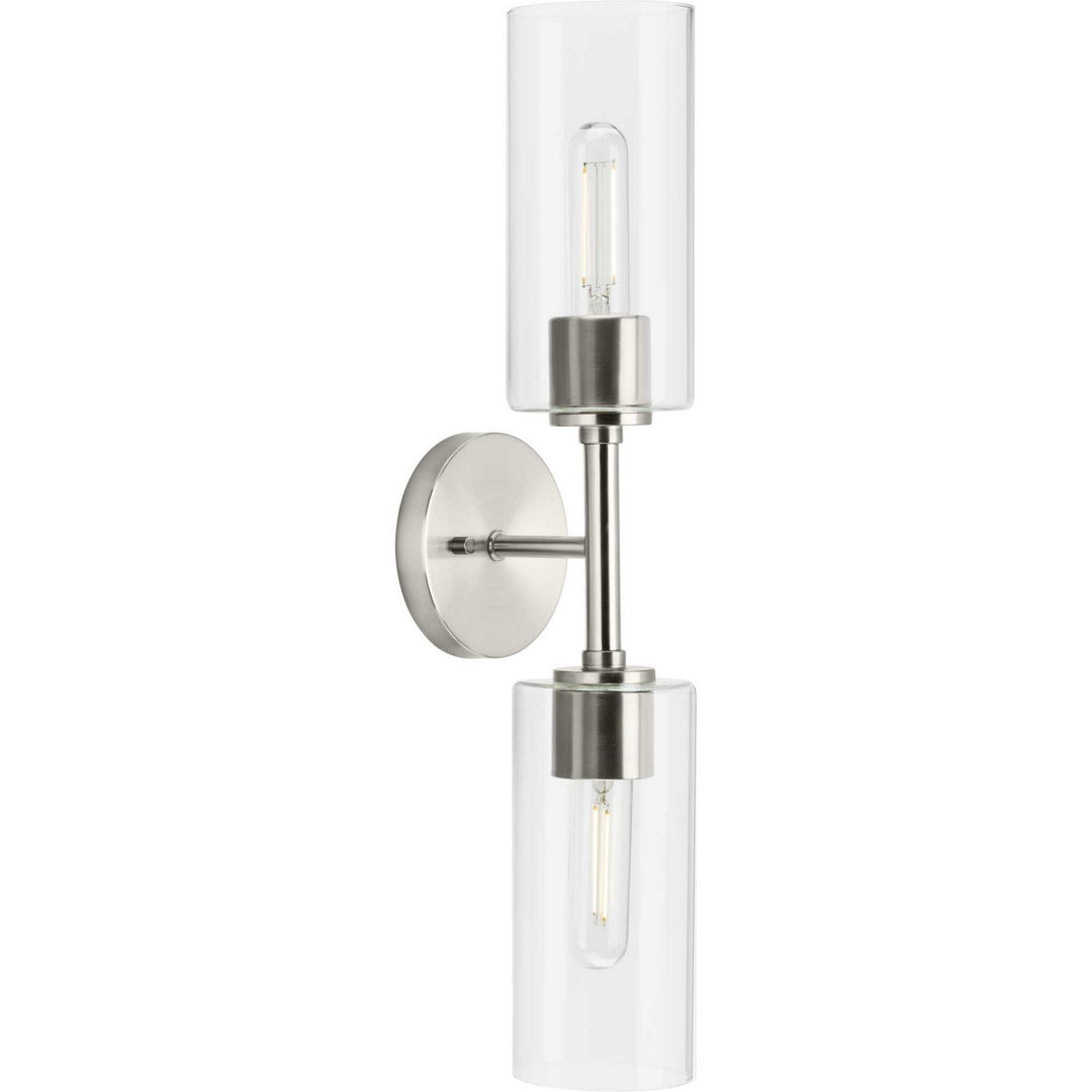 Cofield Two Light Flush Mount in Brushed Nickel - available from The Lighting Shoppe, trusted by Canadian homeowners