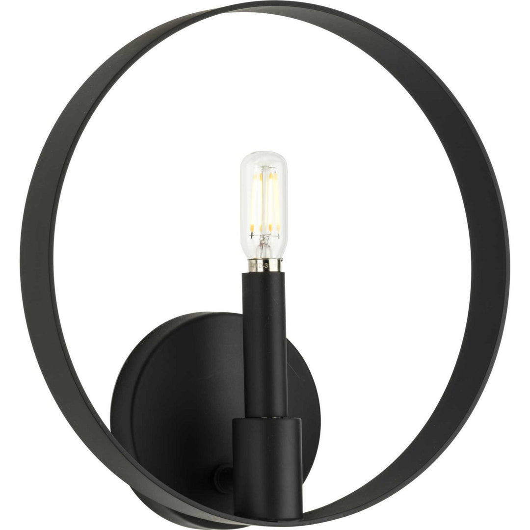 Breckenridge One Light Wall Bracket in Matte Black - available from The Lighting Shoppe, trusted by Canadian homeowners