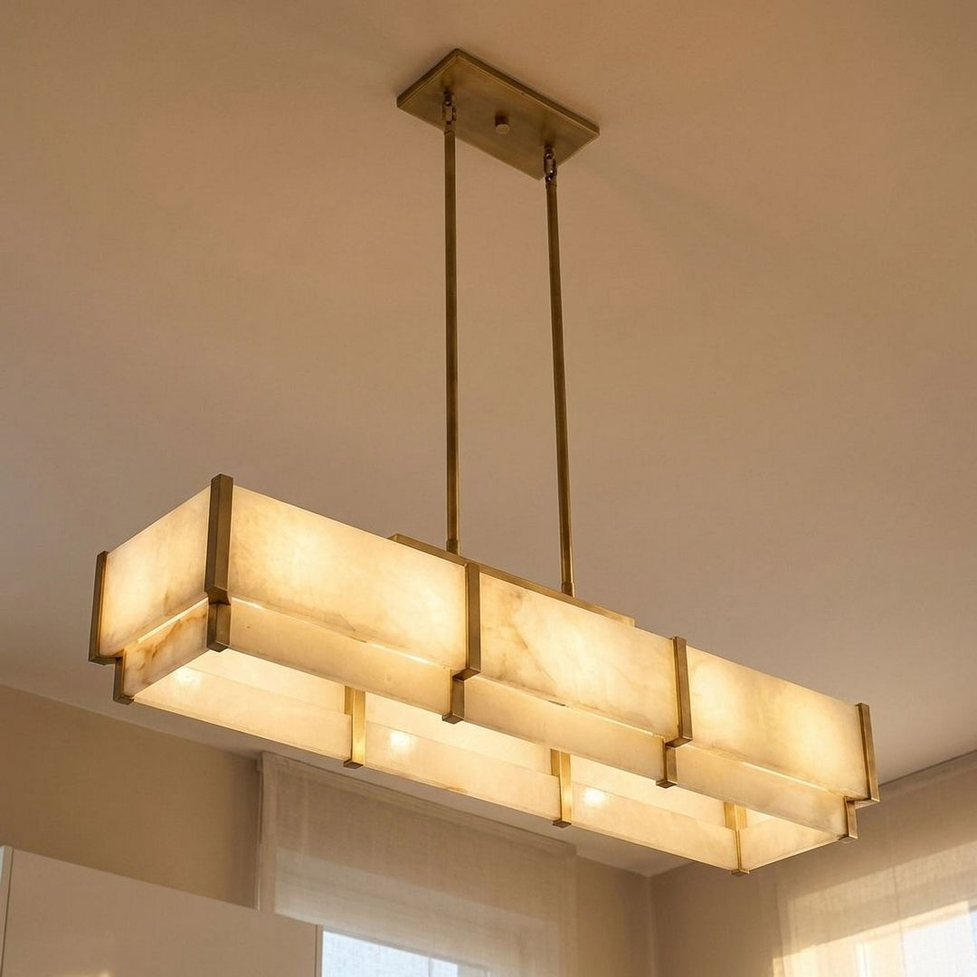 Savoy House - 1-2330-5-60 - Five Light Linear Chandelier - Orleans - Distressed Gold