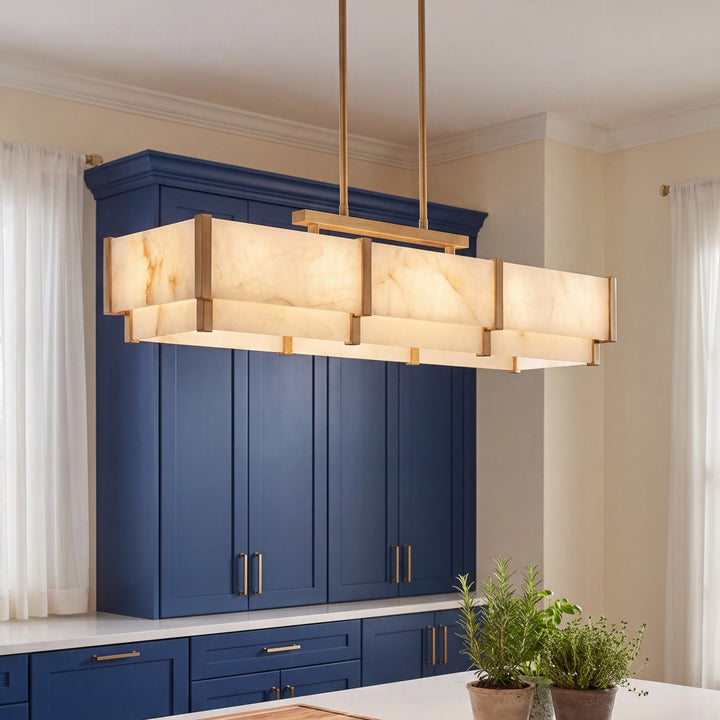 Savoy House - 1-2330-5-60 - Five Light Linear Chandelier - Orleans - Distressed Gold