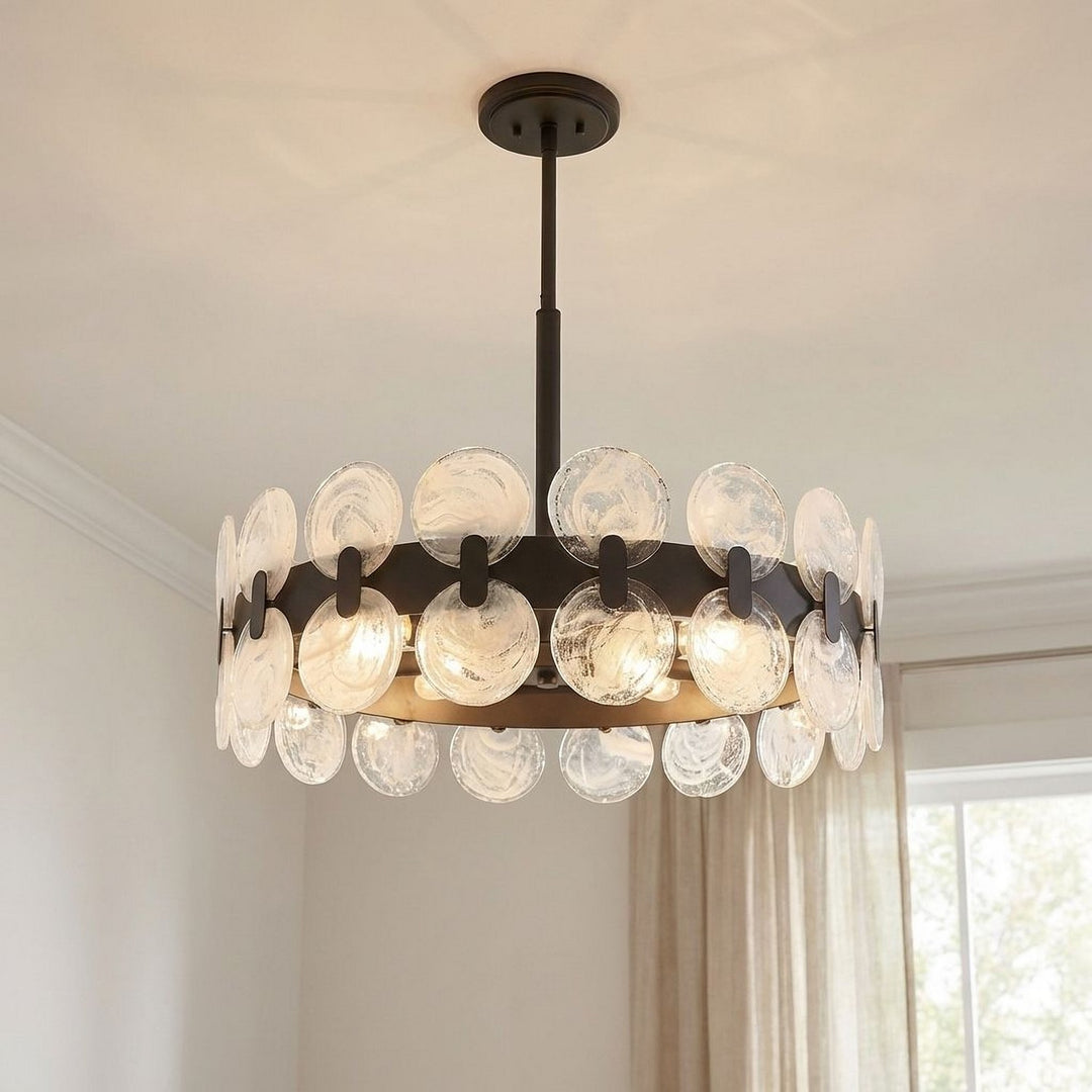 Savoy House - 1-3720-6-89 - Six Light Chandelier - Boca - Matte Black