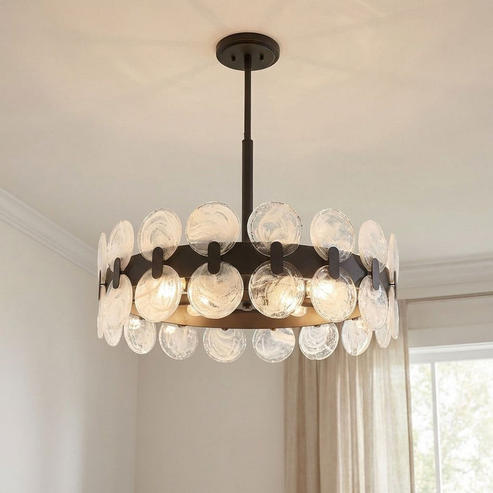 Savoy House - 1-3720-6-89 - Six Light Chandelier - Boca - Matte Black