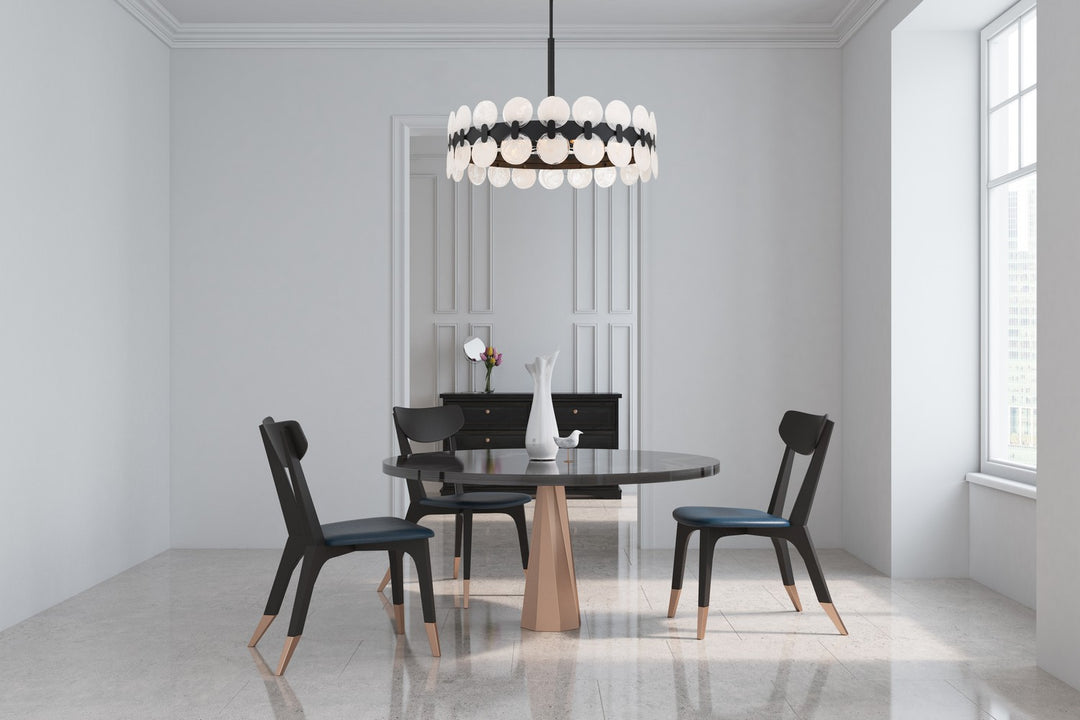 Savoy House - 1-3720-6-89 - Six Light Chandelier - Boca - Matte Black