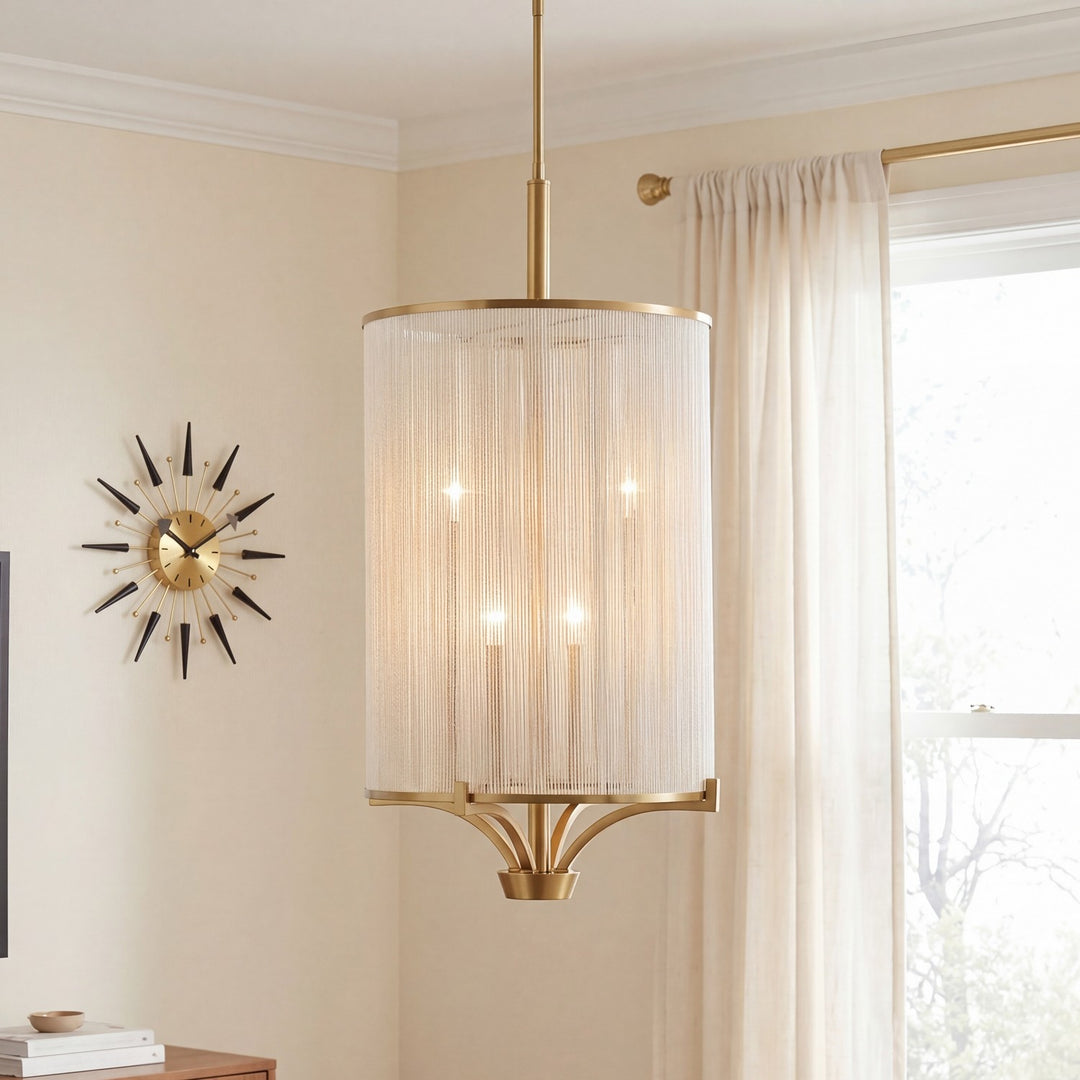 Savoy House - 1-7750-4-322 - Four Light Chandelier - Wynwood - Warm Brass