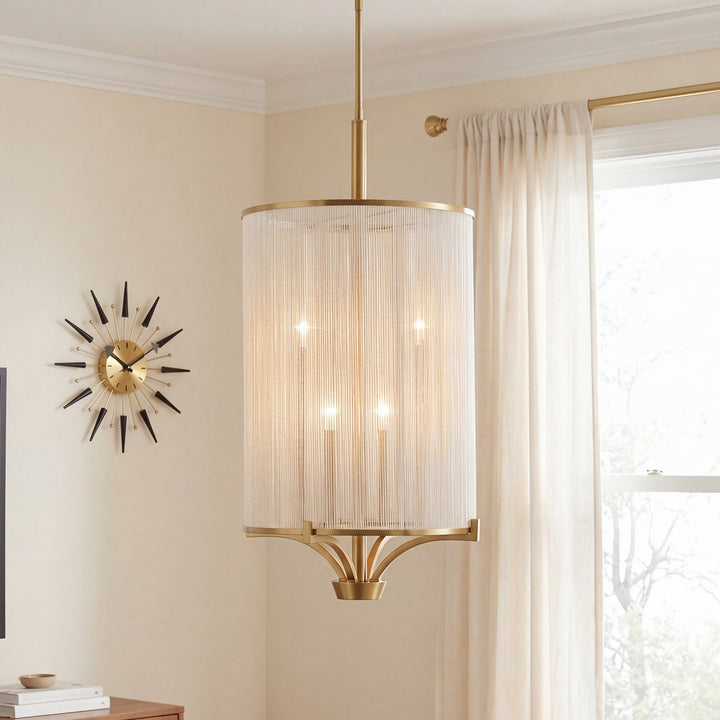 Savoy House - 1-7750-4-322 - Four Light Chandelier - Wynwood - Warm Brass