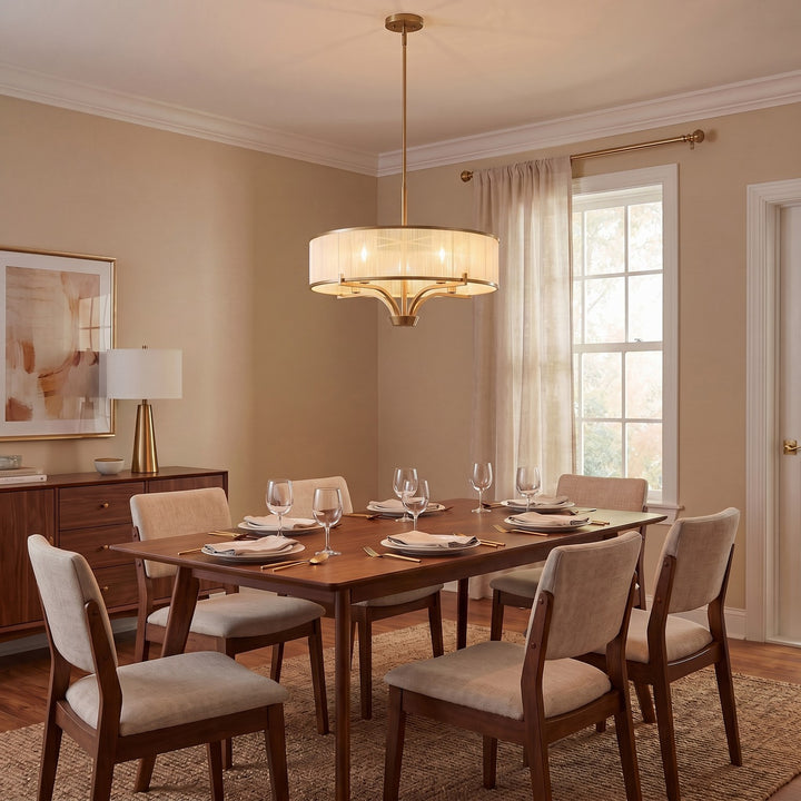 Savoy House - 1-7751-5-322 - Five Light Chandelier - Wynwood - Warm Brass
