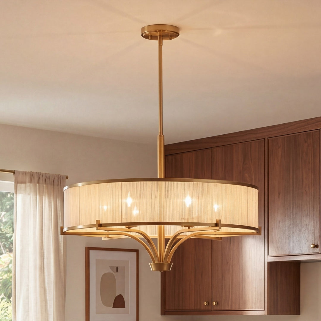 Savoy House - 1-7752-6-322 - Six Light Chandelier - Wynwood - Warm Brass