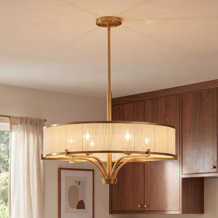 Savoy House - 1-7752-6-322 - Six Light Chandelier - Wynwood - Warm Brass