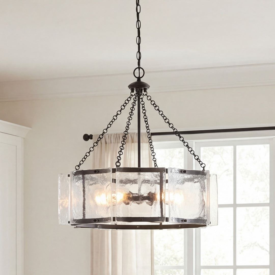 Savoy House - 1-8200-5-89 - Five Light Pendant - Genry - Matte Black