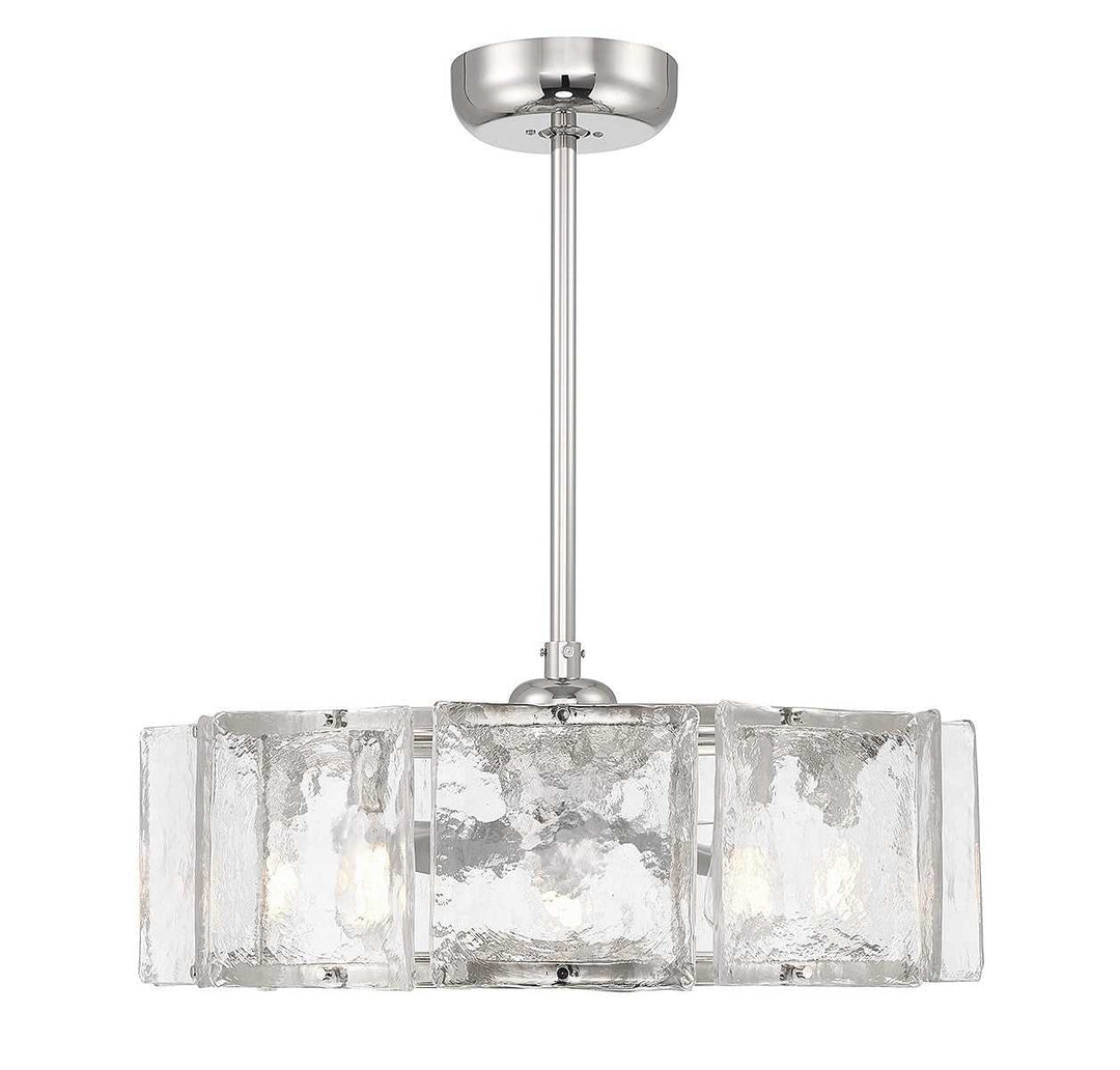 Genry LED Fan D'Lier in Polished Nickel Savoy House