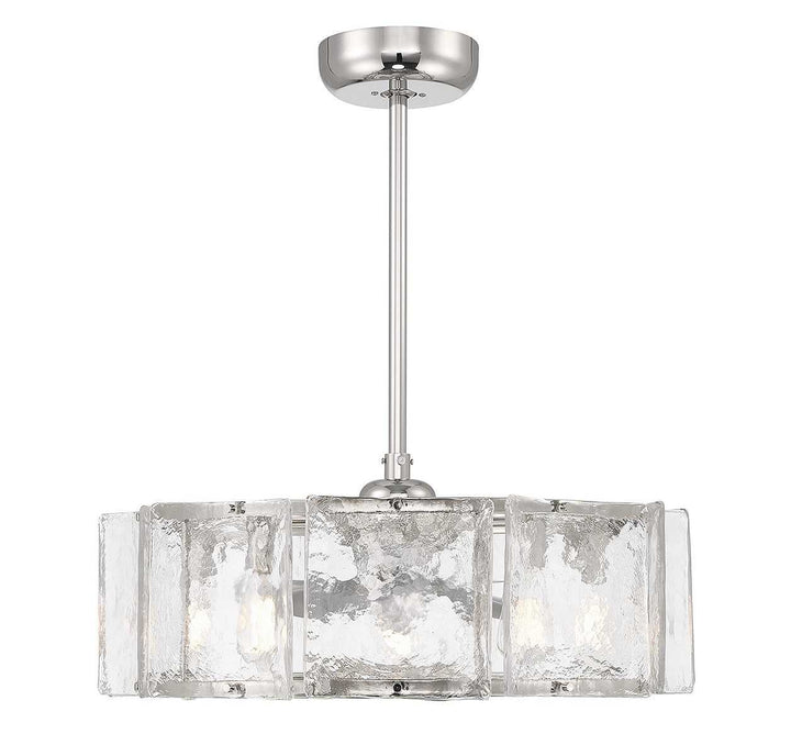 Genry LED Fan D'Lier in Polished Nickel Savoy House