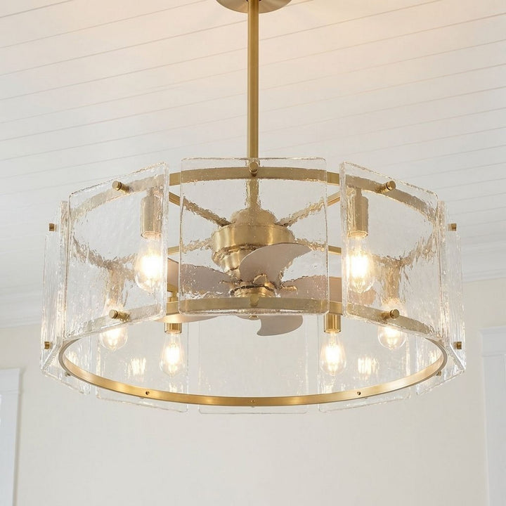 Savoy House - 27-FD-8201-322 - LED Fan D'Lier - Genry - Warm Brass