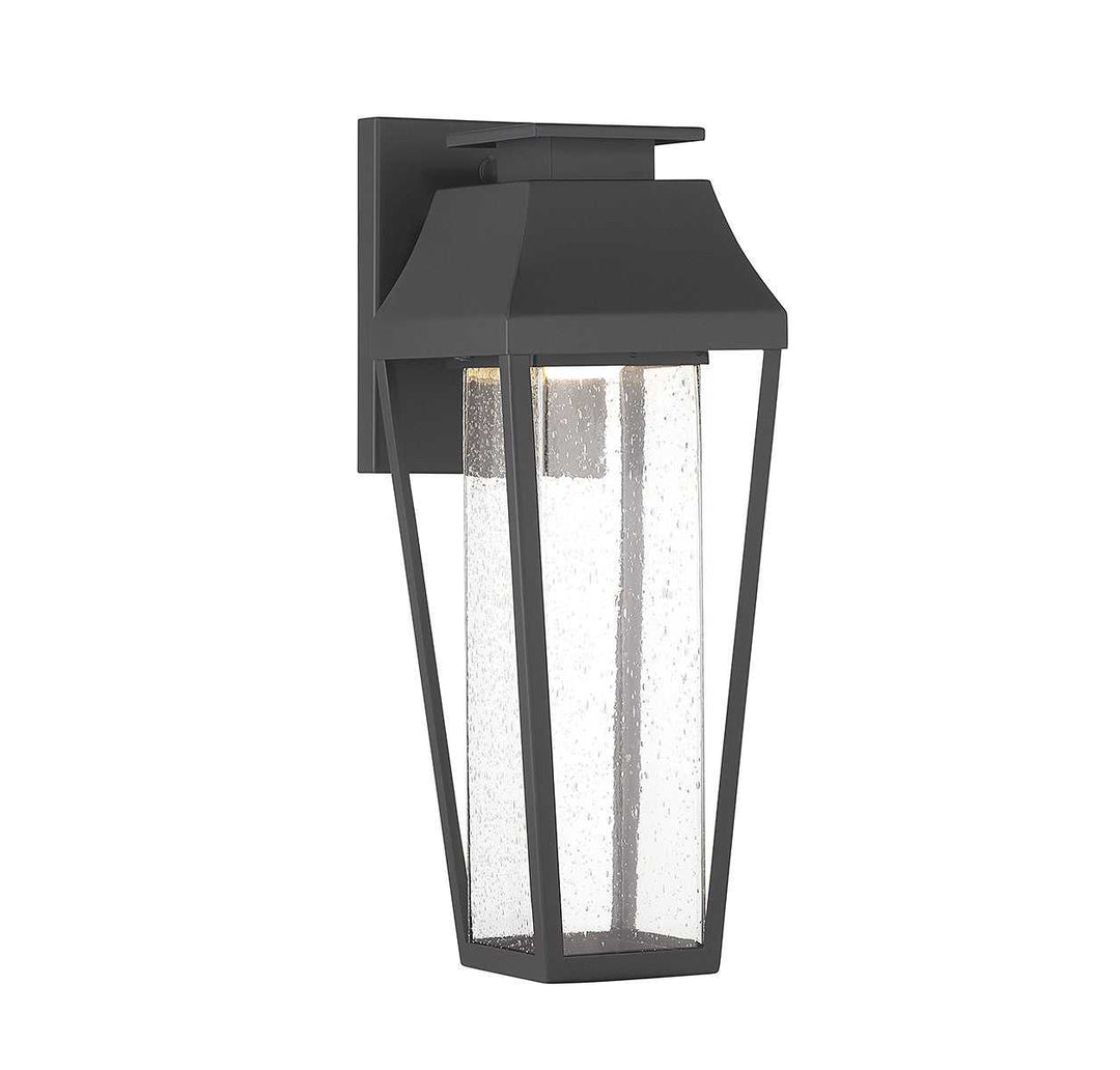 Brookline LED Outdoor Wall Lantern in Matte Black Savoy House