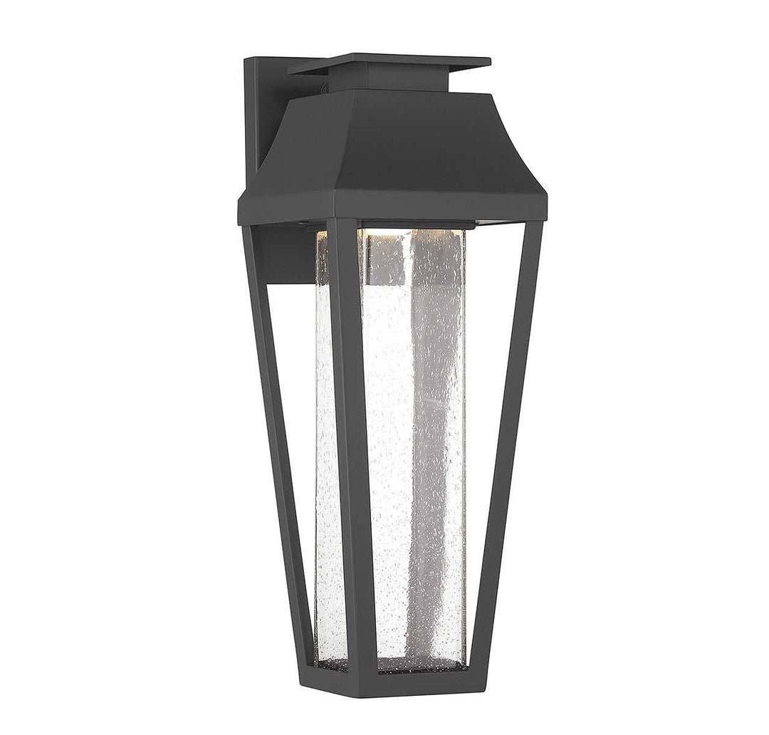 Brookline LED Outdoor Wall Lantern in Matte Black Savoy House