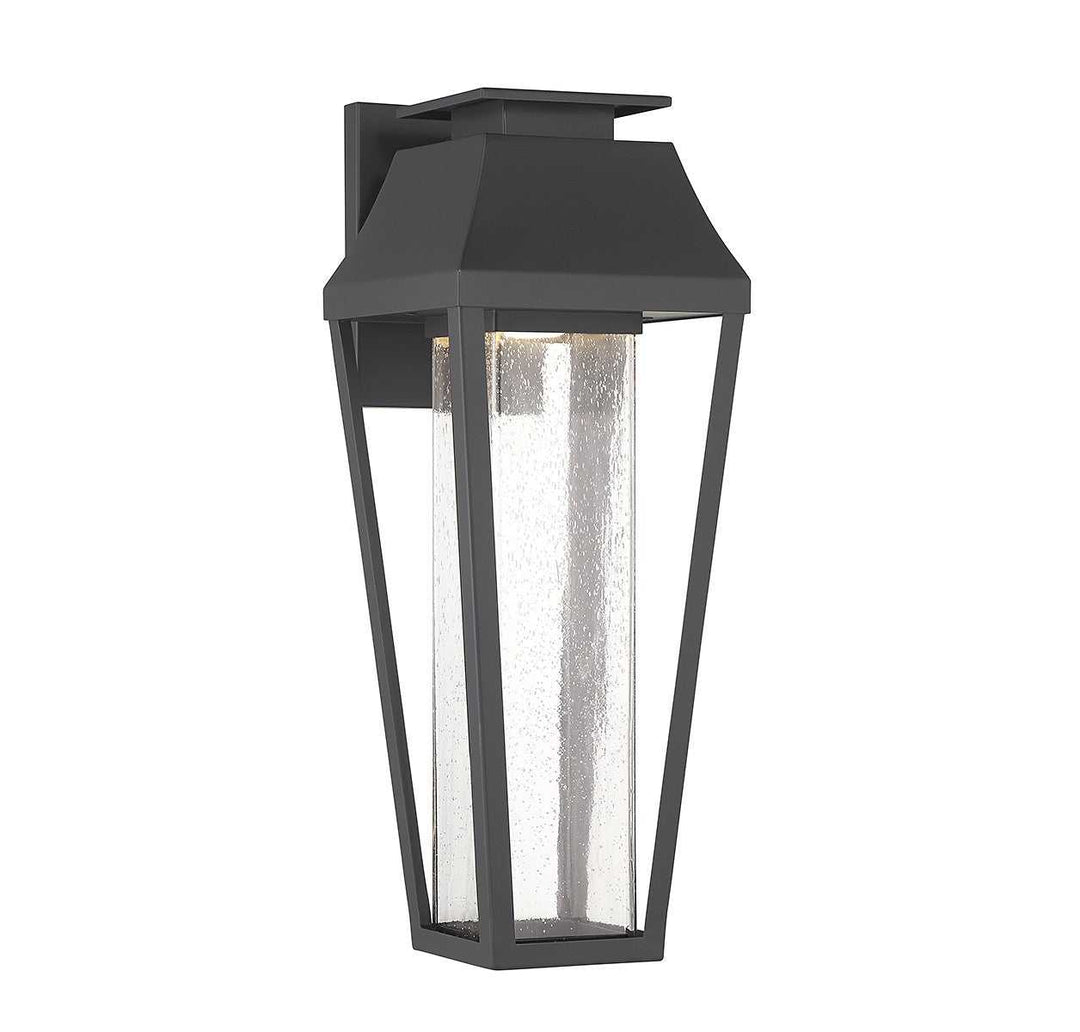 Brookline LED Outdoor Wall Lantern in Matte Black Savoy House