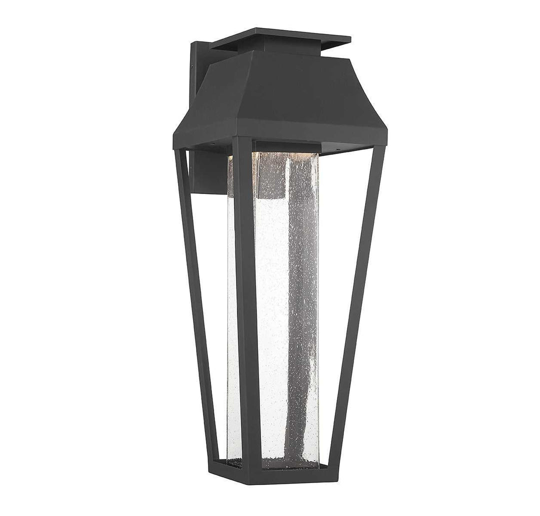 Brookline LED Outdoor Wall Lantern in Matte Black Savoy House