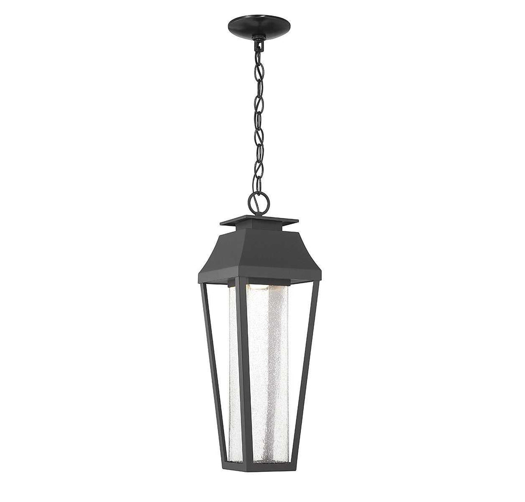Brookline LED Outdoor Hanging Lantern in Matte Black Savoy House