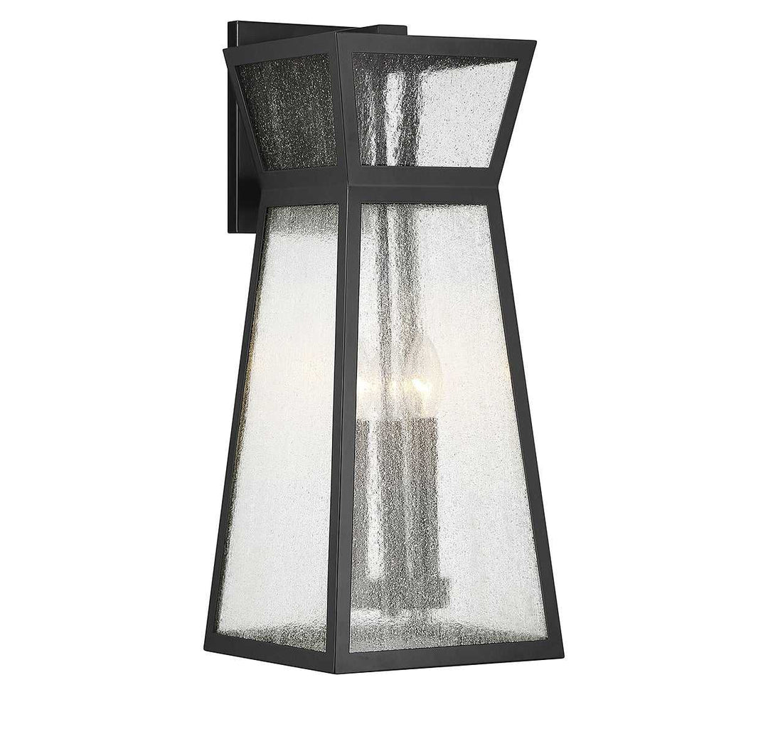 Millford Three Light Outdoor Wall Lantern in Matte Black Savoy House