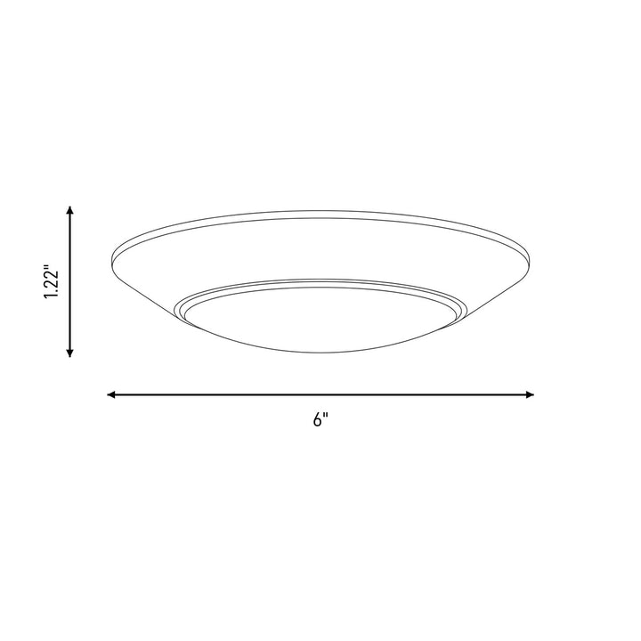 Savoy House - 6-2000-6-WH - LED Disc Light - White