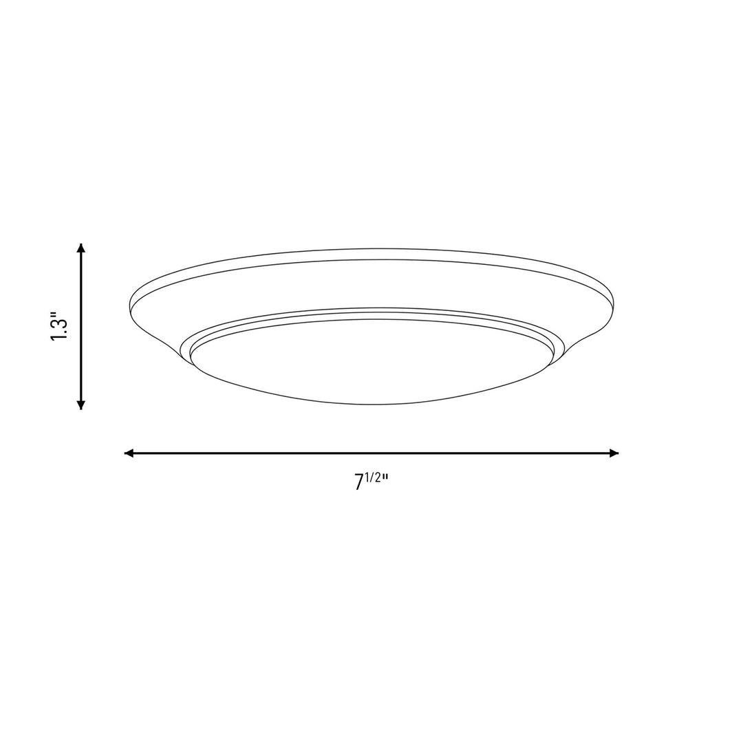 Savoy House - 6-2000-7-WH - LED Disc Light - Builder Specialty - White
