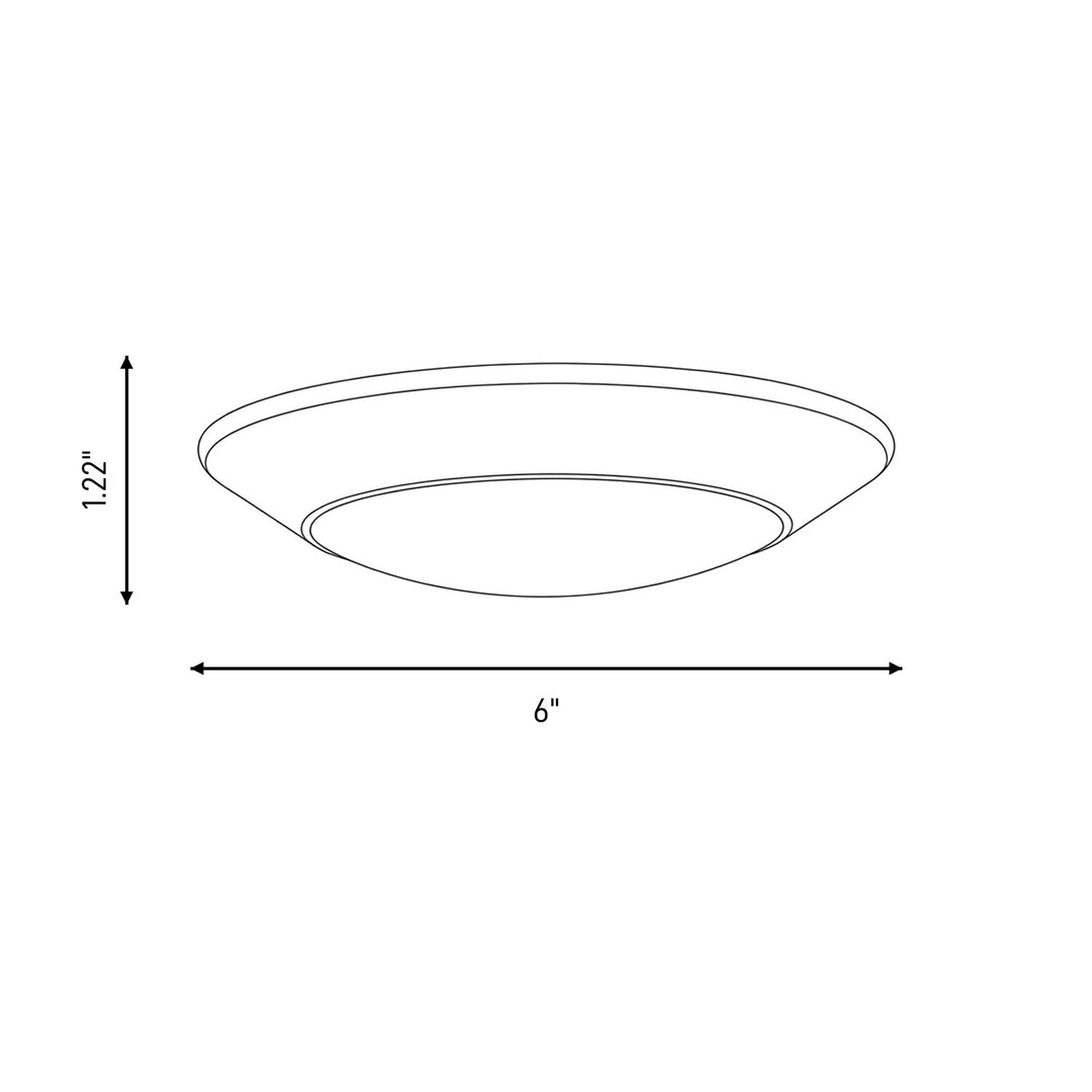 Savoy House - 6-5CCT-6-WH - LED Disc Light - White