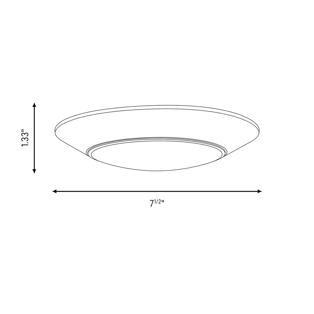 Savoy House - 6-5CCT-7-BK - LED Disc Light - Black