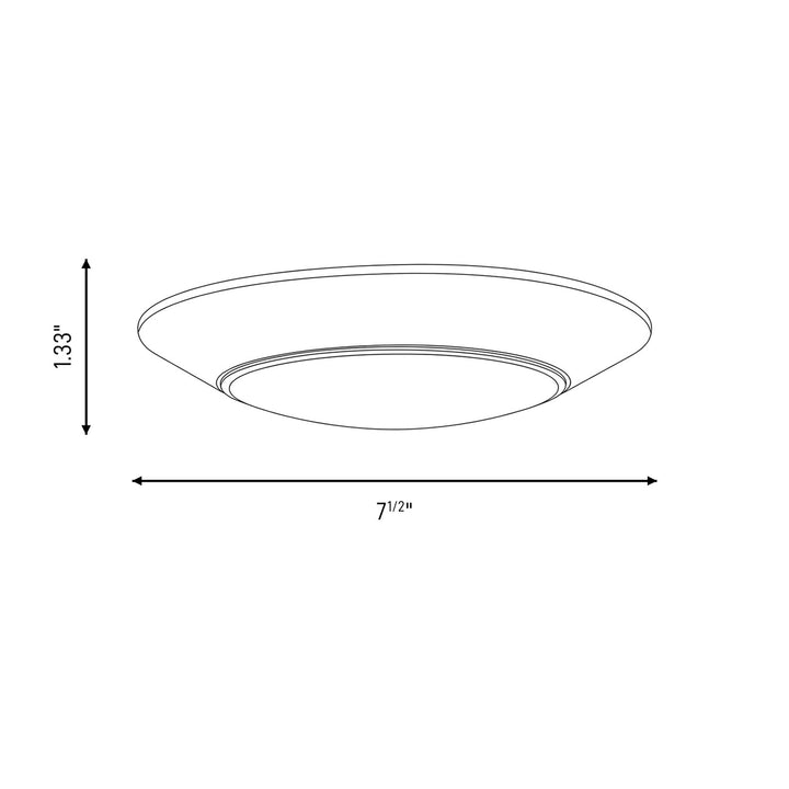 Savoy House - 6-5CCT-7-BK - LED Disc Light - Black