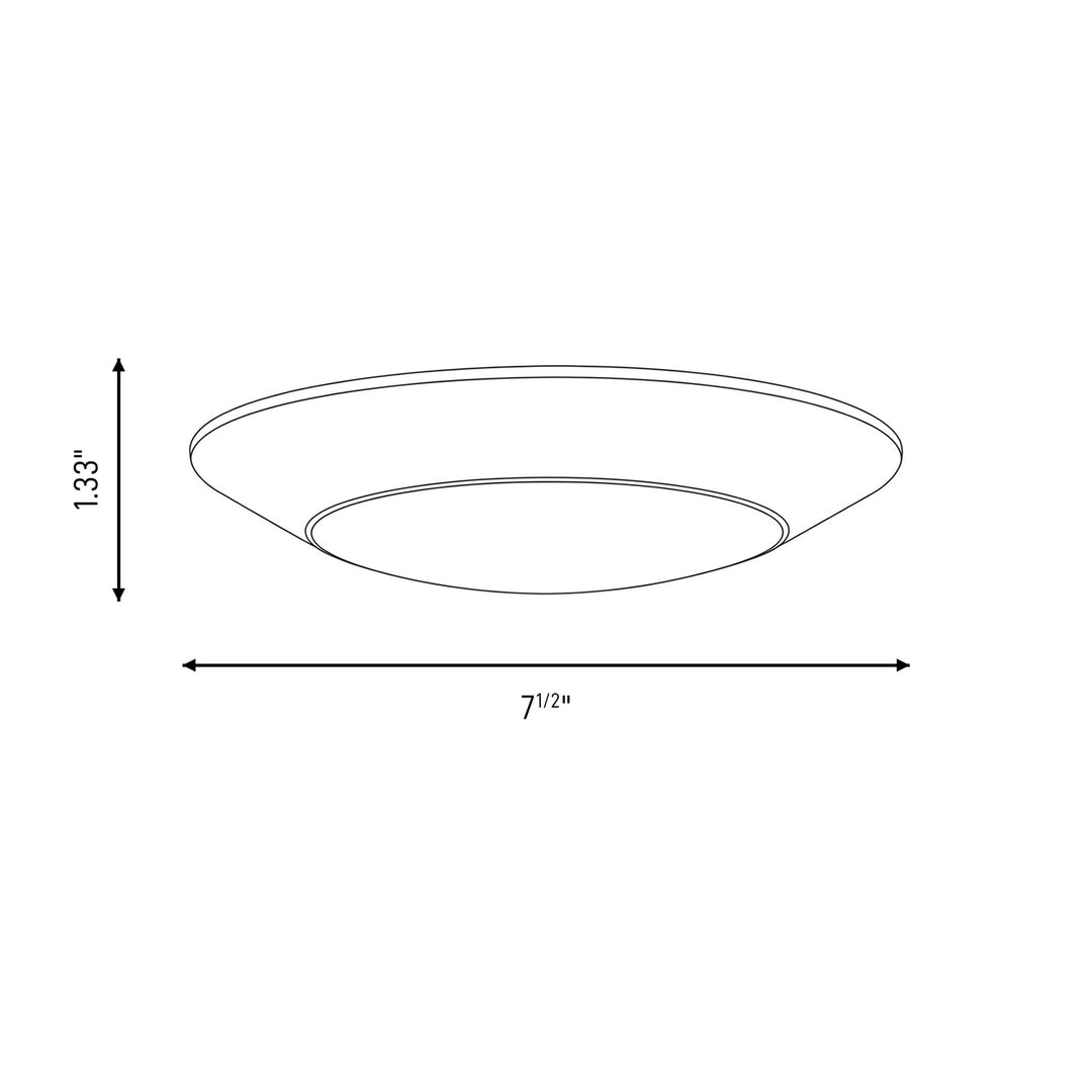 Savoy House - 6-5CCT-7-WH - LED Disc Light - White