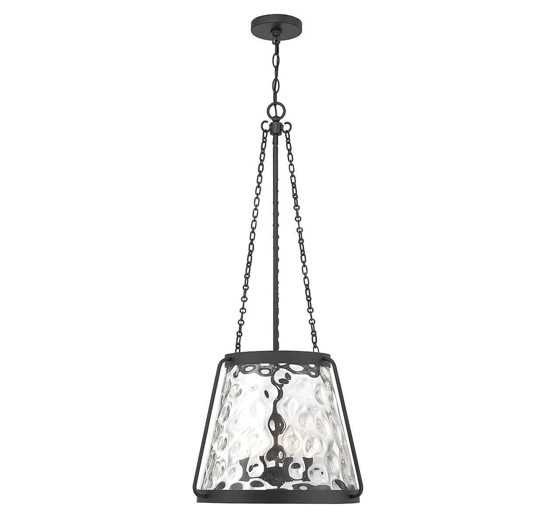 Crawford Four Light Pendant in Matte Black Savoy House