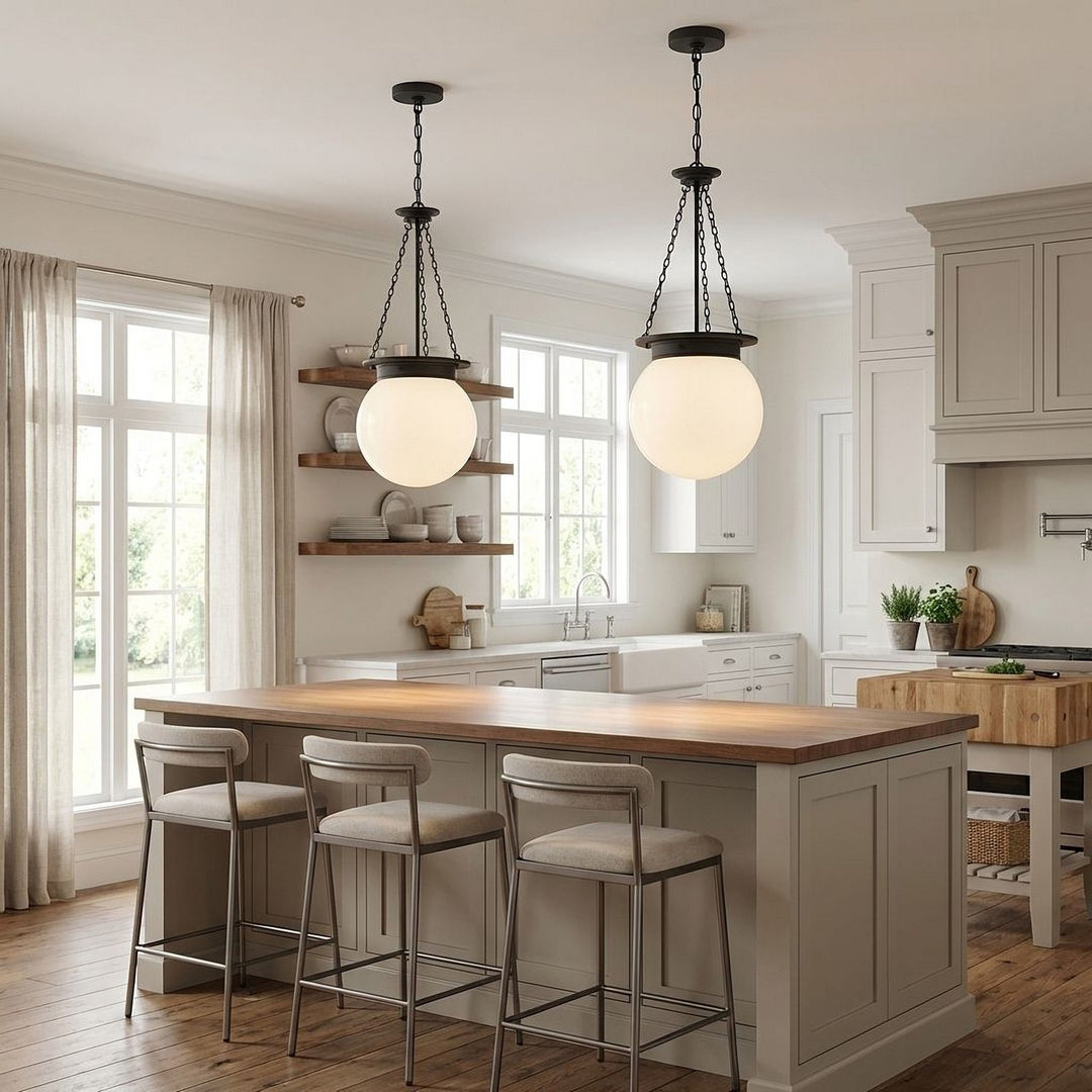 Savoy House - 7-3901-3-89 - Three Light Pendant - Manor - Matte Black