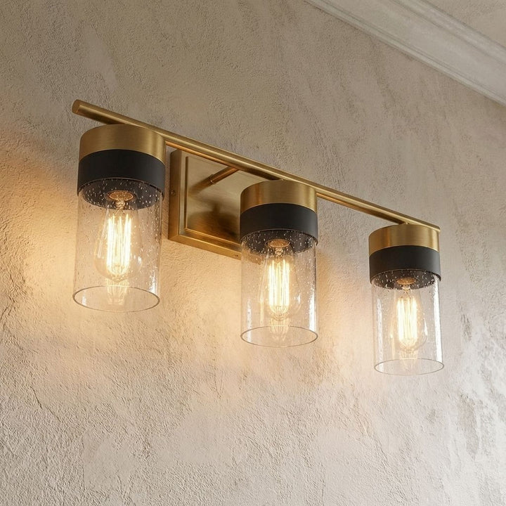 Savoy House - 8-3600-3-322 - Three Light Bathroom Vanity - Brickell - Warm Brass
