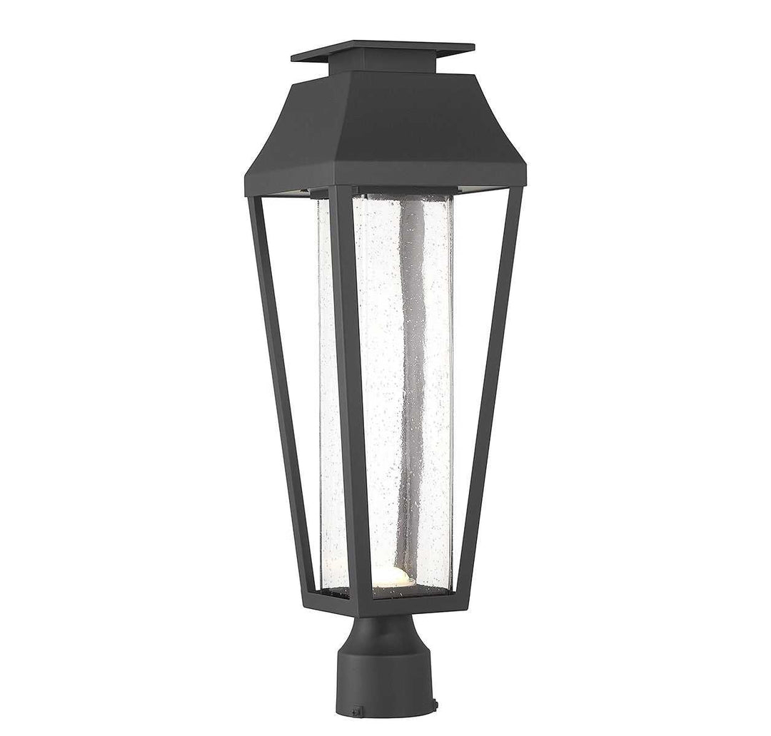 Brookline LED Outdoor Post Lantern in Matte Black Savoy House