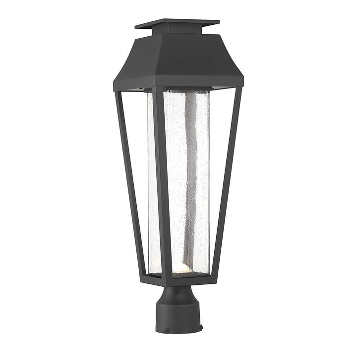 Brookline LED Outdoor Post Lantern in Matte Black Savoy House