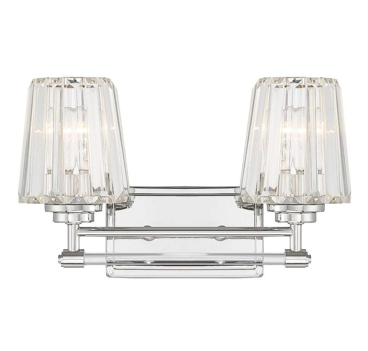 Savoy House - 8-6001-2-109 - Two Light Bathroom Vanity - Garnet - Polished Nickel