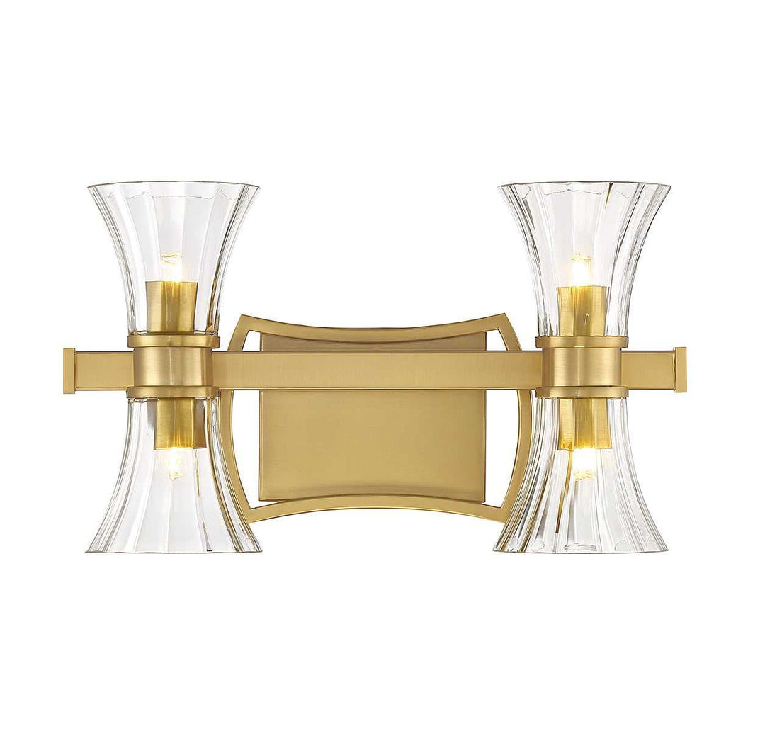 Bennington LED Bathroom Vanity in Warm Brass Savoy House