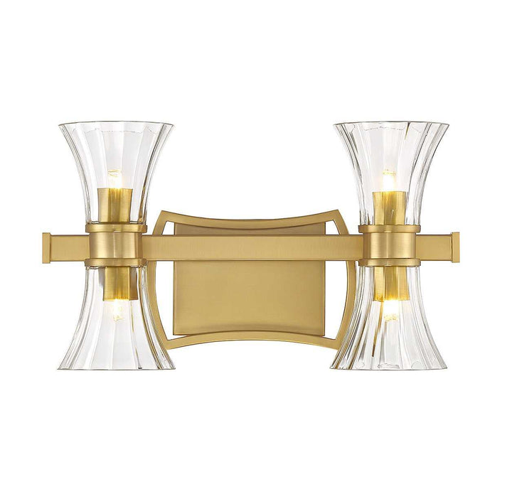 Bennington LED Bathroom Vanity in Warm Brass Savoy House
