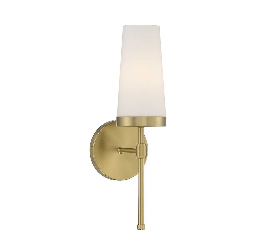 Haynes One Light Wall Sconce in Warm Brass Savoy House