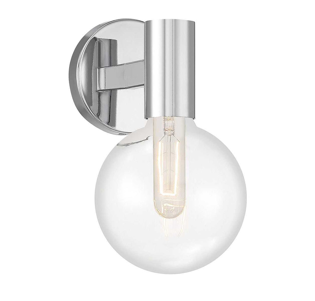 Wright One Light Wall Sconce in Chrome Savoy House