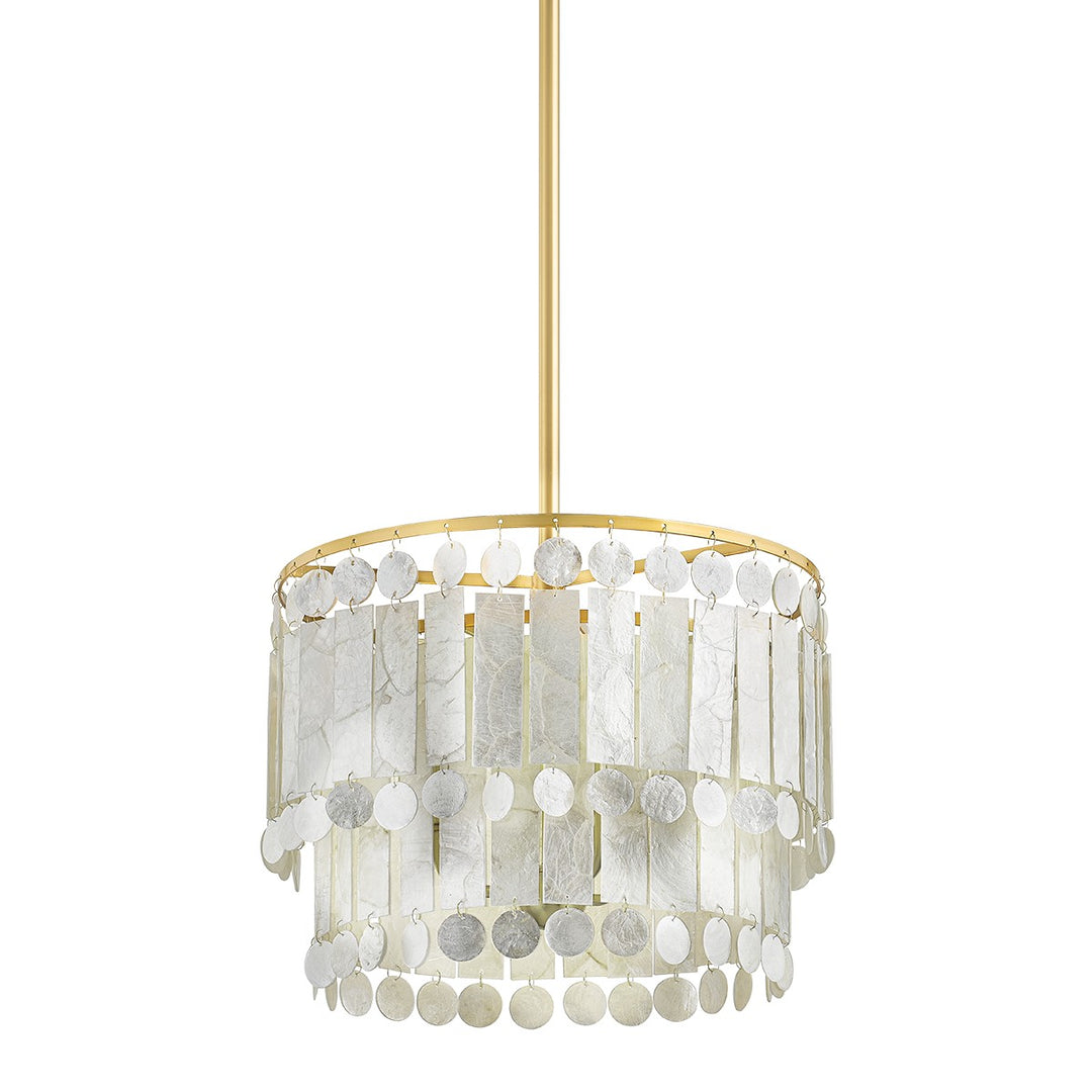 Melisa Three Light Pendant in Aged Brass - available from The Lighting Shoppe, trusted by Canadian homeowners