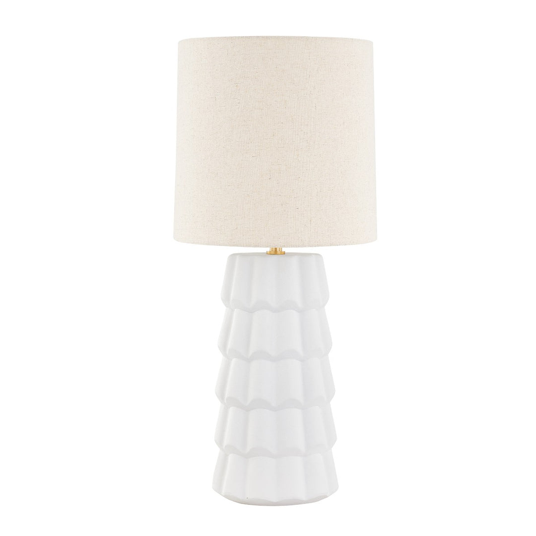 Maisie One Light Table Lamp in Aged Brass - available from The Lighting Shoppe, trusted by Canadian homeowners