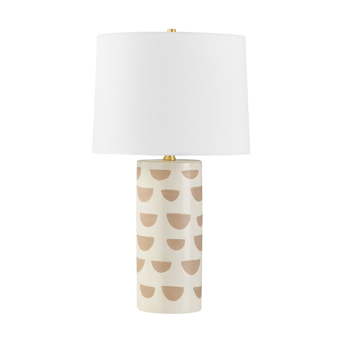 Minnie One Light Table Lamp in Aged Brass - available from The Lighting Shoppe, trusted by Canadian homeowners